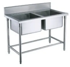 stainless steel knee operate hand free wash hand basin