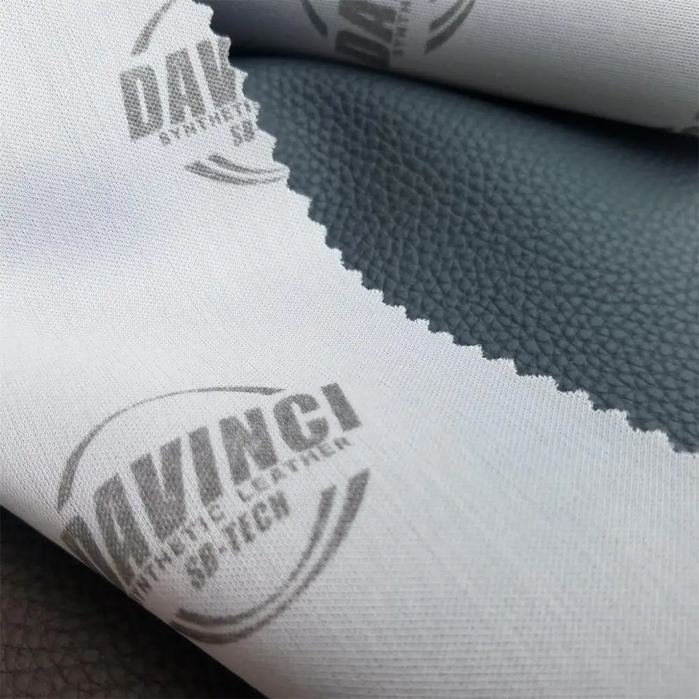 The Latest PVC synthetic Leather with Knitting backing and Nonwoven backing for Car Seat use Car Interior upholstery