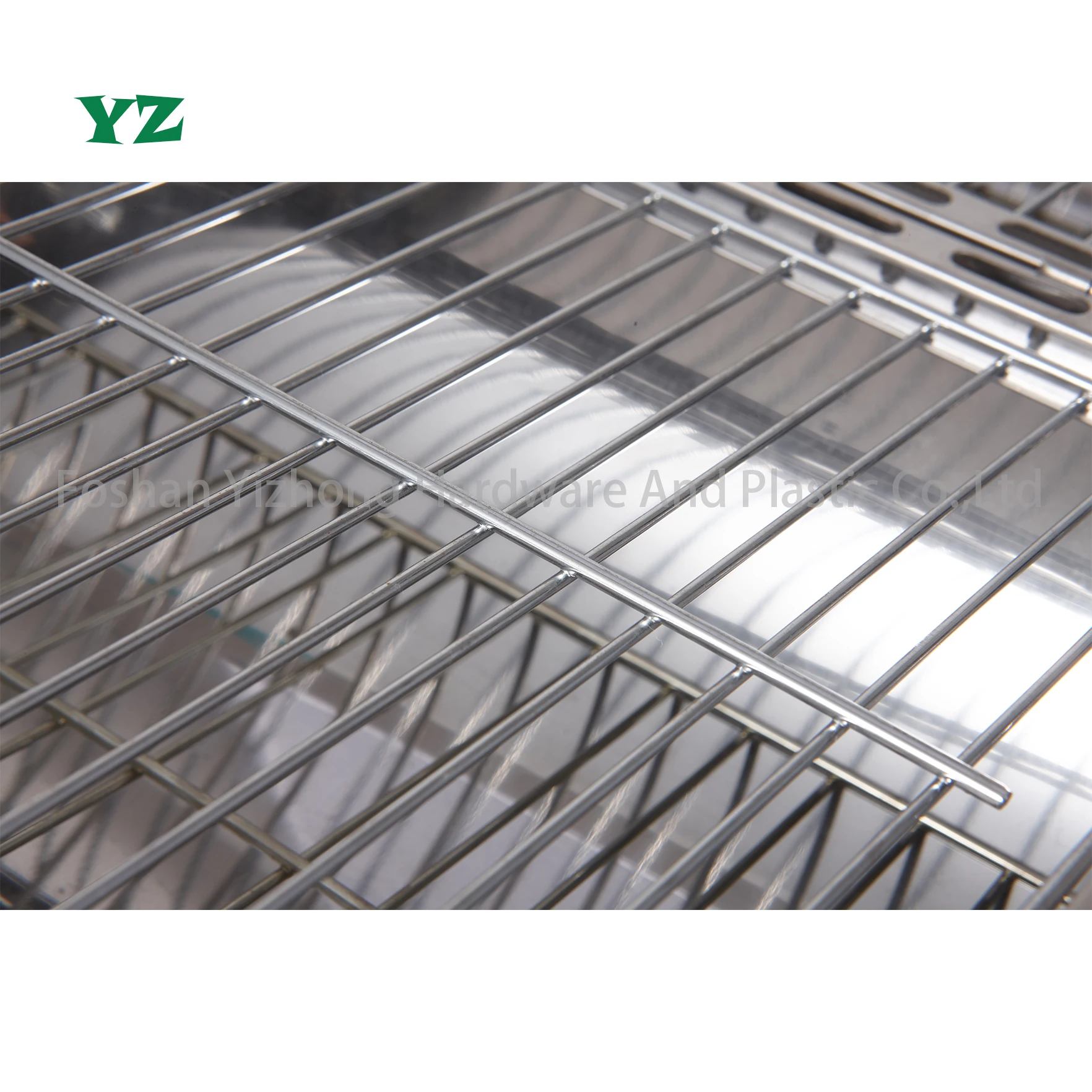 YZ портативный Настольный Кемпинг из нержавеющей стали с двойной чашей двойным цилиндром барбекю гриль для приготовления пищи на древесном