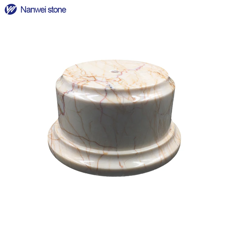 Newest design marble base for sculptures