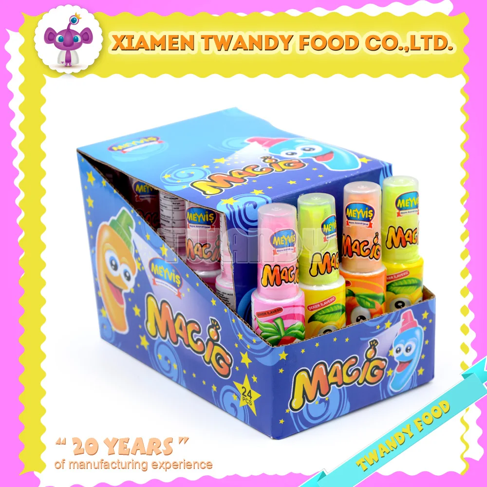 Halal sweets Mix Fruity Flavor Magic Spray Candy indian candy