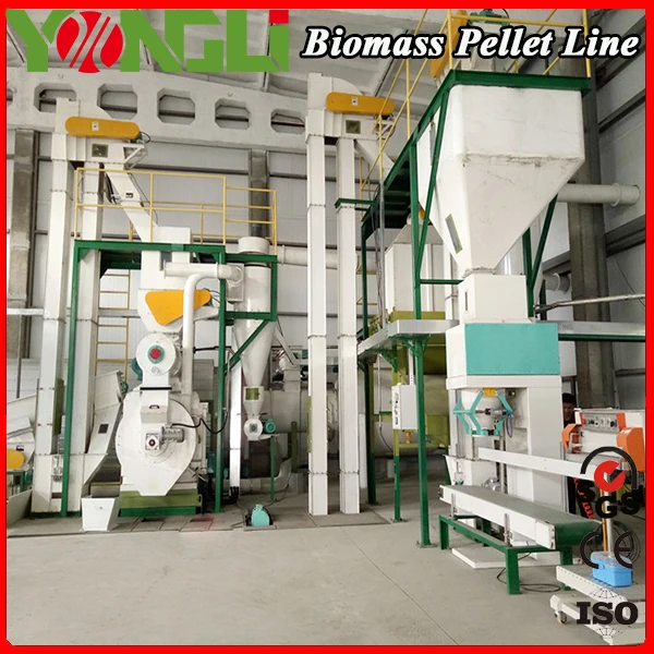 Wood Biomass Pellet Making Line/Alfalfa Pellet Press Machine