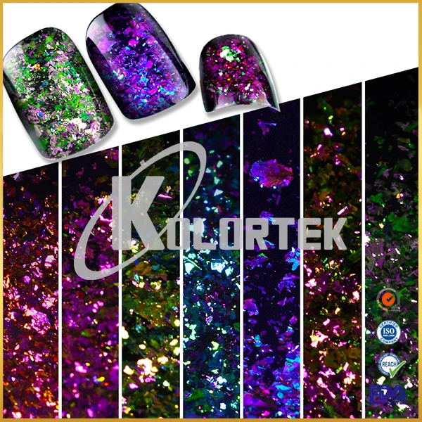 Nail Multicolor Flakes Pigment Chameleon Powder Manufacturer