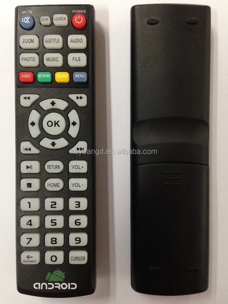 
IR and RF remote control 