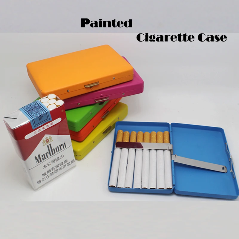 Завод прямые полный цветов печати покрытие портативный Металлический портсигар для поощрения логотип индивидуальные