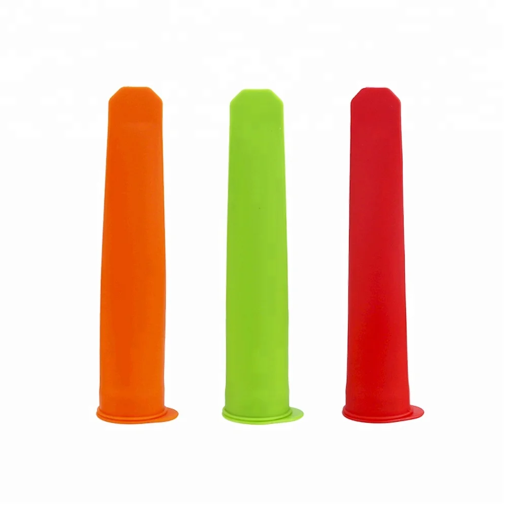 BPA free Ice Pop Machine Silicone Ice Lolly Moulds, Silicone Push Up Ice Popsicle Mold