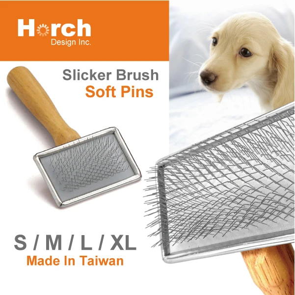 
Palm Slicker Brush Plastic Stainless Steel Pins 2021 New Pet Shop Product Brush for Dog 