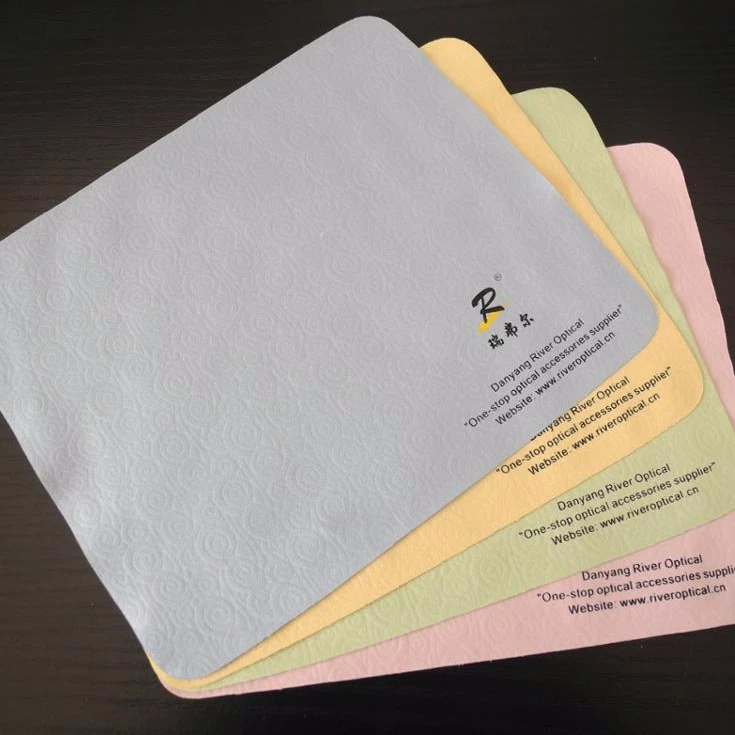 High quality custom logo printed microfiber lens cleaning cloth