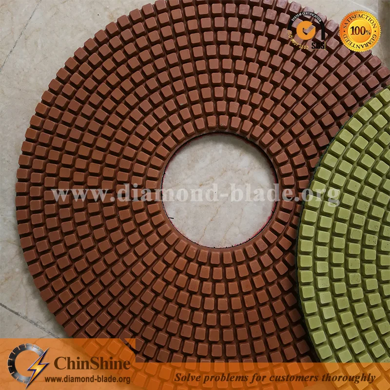Manufacturer made big size 400mm diamond polishing pad for floor polishing machine