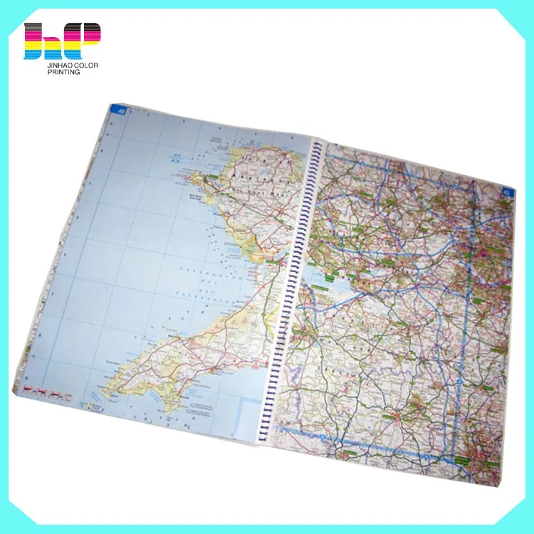 OEM printing manufacture oversize world map printing service