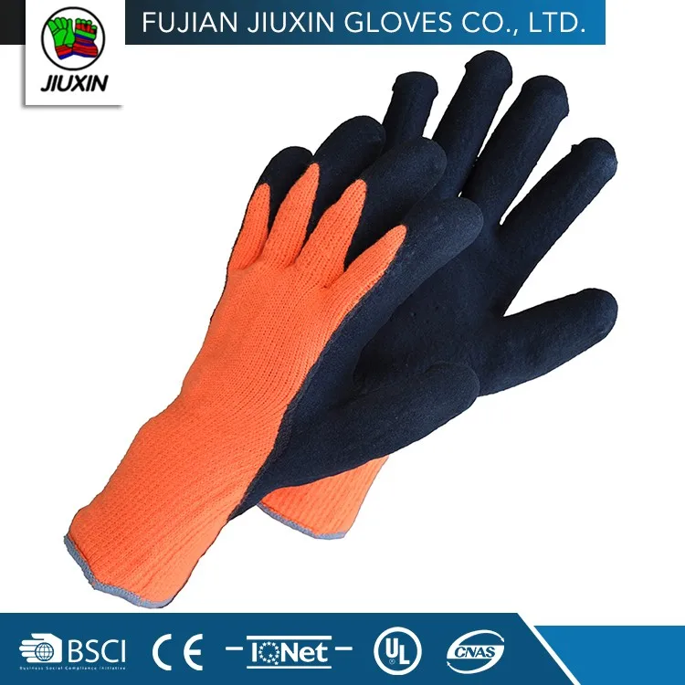 The latest natural rubber gloves high quality industry working latex gloves