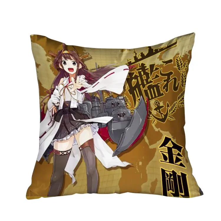 Новый Kongou - Kantai коллекция 40 x см площадь аниме Dakimakura Waifu бросить подушку крышка