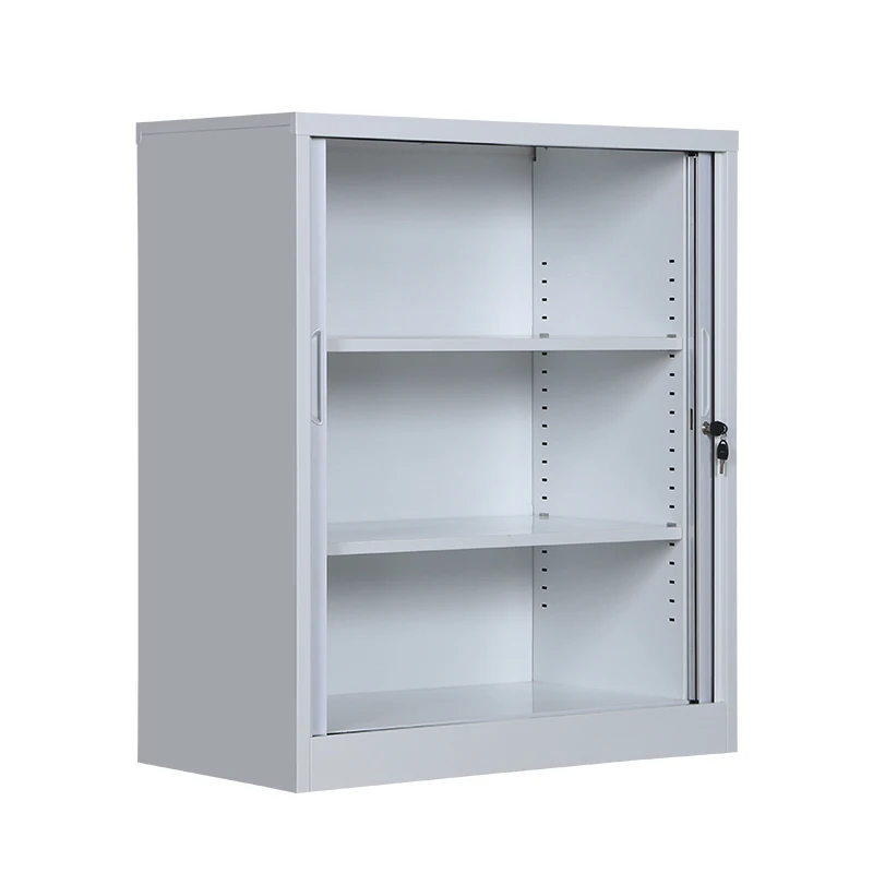 New Fashion Locked Shoe Rack Cabinet with Plastic Roller Shutter Door and Adjustable Shelf
