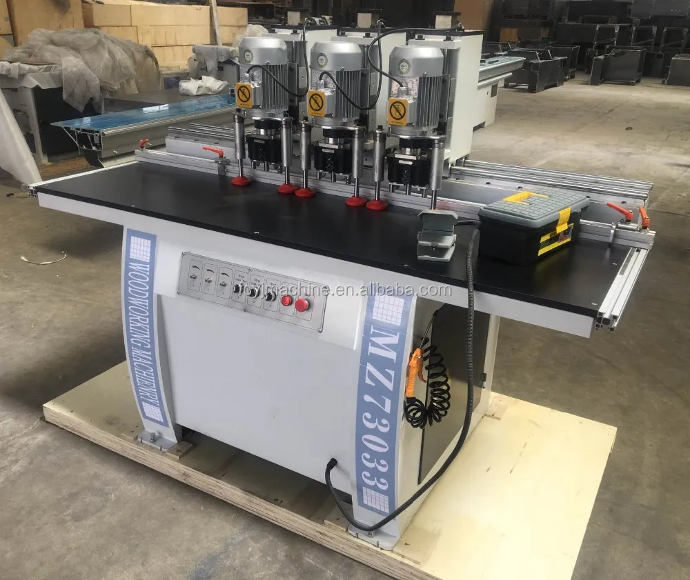 vertical drilling two heads woodworking furniture hinge boring machine