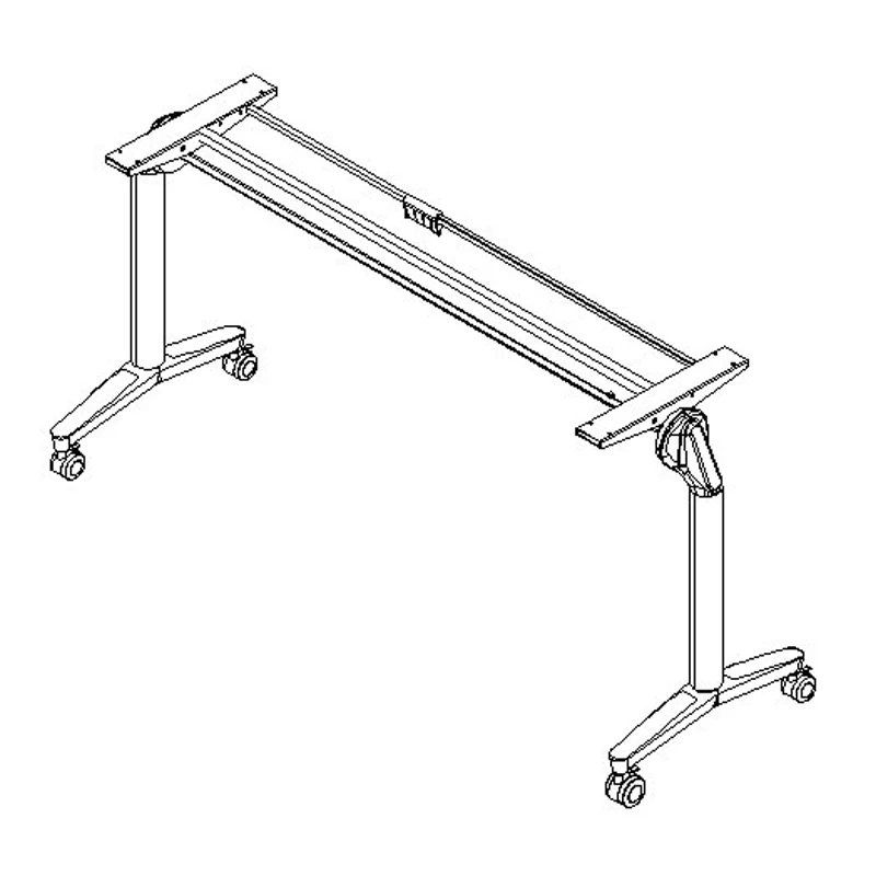Factory Price Hardware Foldable Wooden Folding Desk  Tables Tops Desks Training  Room Space Saving Training Table