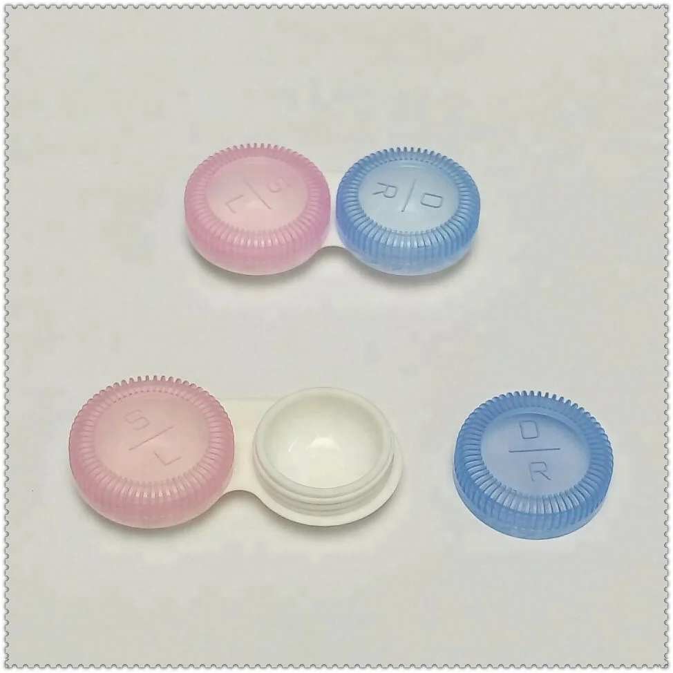 hot selling custom design plastic fashion Korea contact lens cases