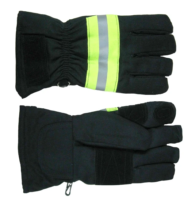 CE firefighting gloves for fireman rescue