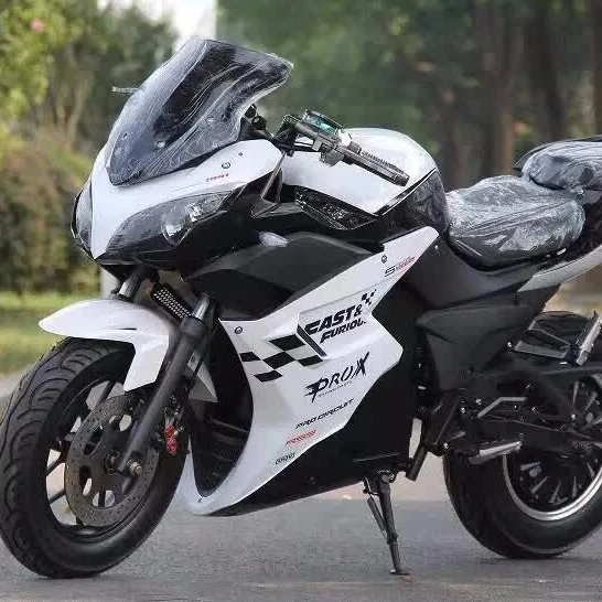 high speed electric racing motorcycle