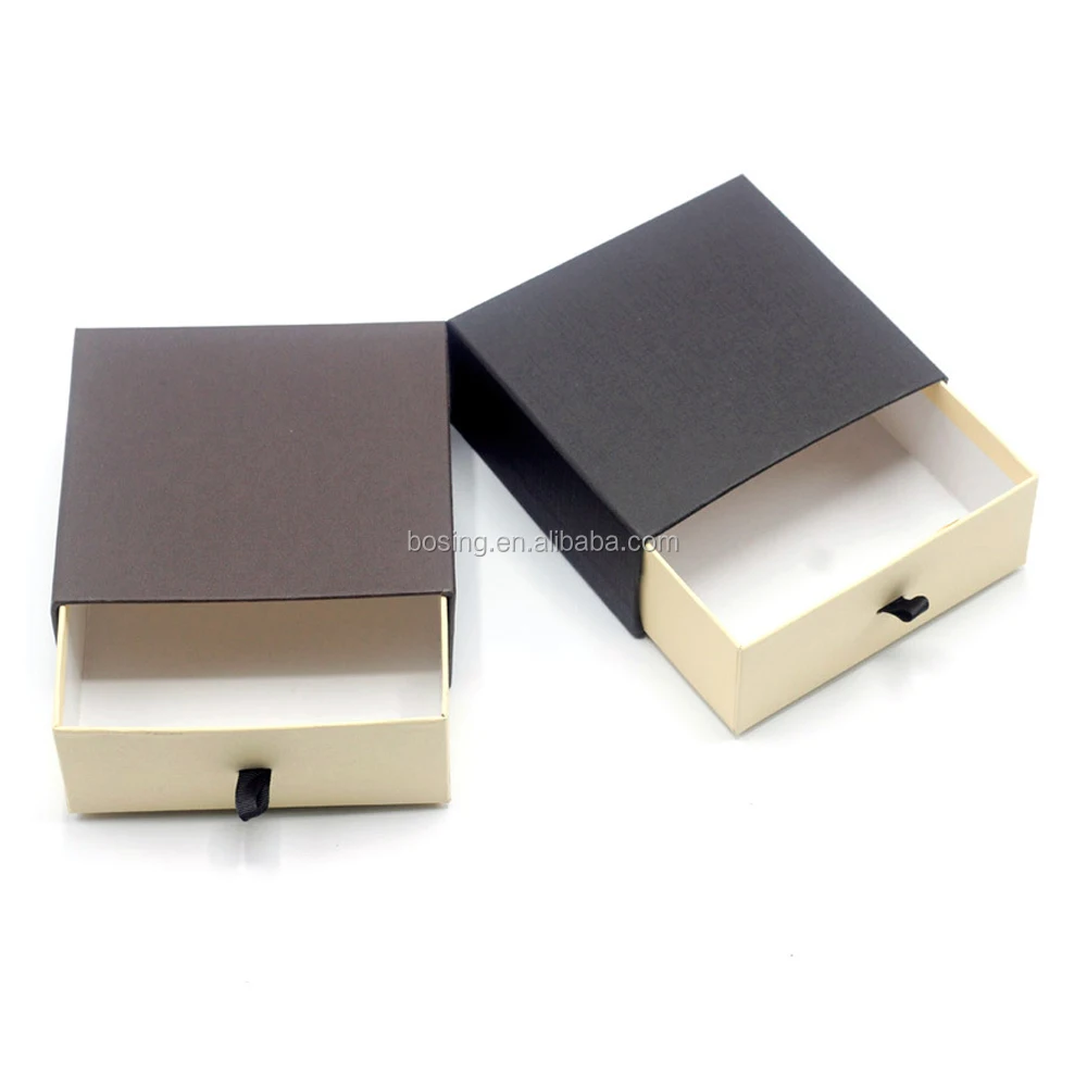 Wholesale Cheap Gift Packaging Belt Box Luxury Custom Printed Drawer Cardboard Paper Belt Box