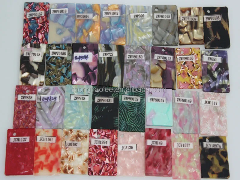 cellulose acetate sheet for fashion eyeglass sunglass frame jewelry art work material many colours available