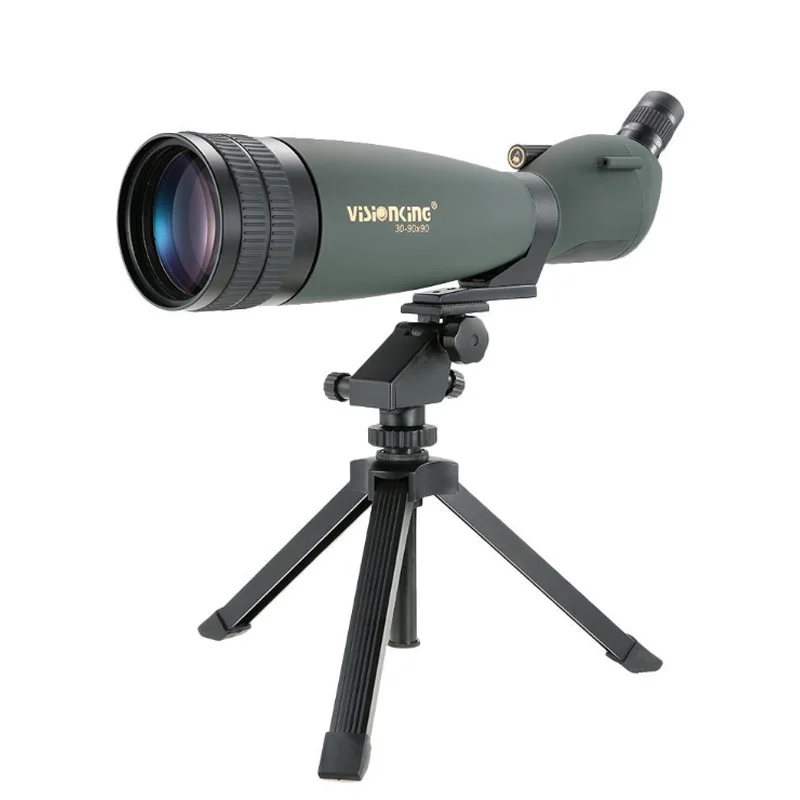 Visionking 30-90x90 Waterproof Spotting Scope Zoom Spotting Scope Full Multicoated Birdwatching Monocular Telescope With Tripod