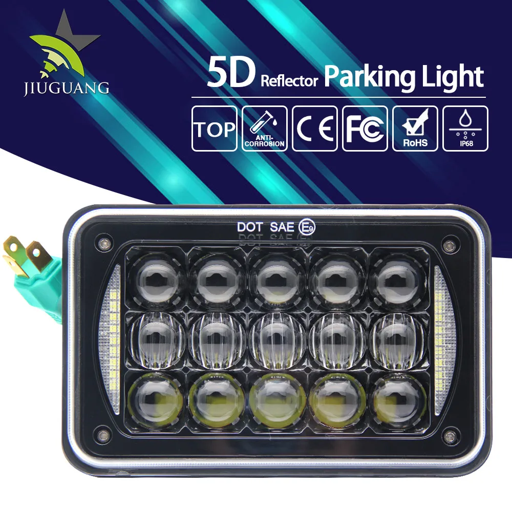 2017 New High Low Beam Waterproof DRL 4 x 6 inch LED Truck Headlights,