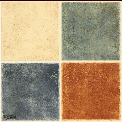Floor tile Rustic non-slip waterproof  bathroom floor yellow ceramic tiles 600x600mm