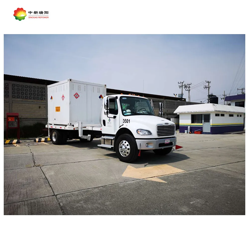 
CNG cascade cylinder skid container more flexible solution than CNG jumbo tube skid 