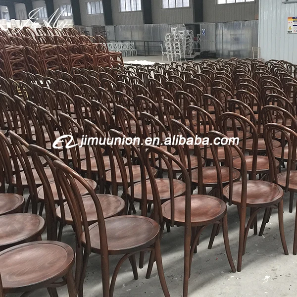 Antique Vintage Bentwood French Style Banquet Living Room Solid Wooden Dining Thonet Chair For Wedding Reception