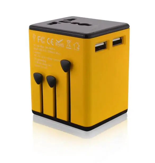 
2017 (2.5A with 2 USB port) Universal Travel Adaptor 