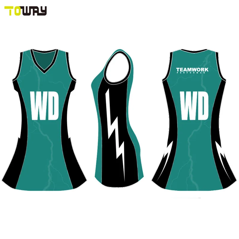 sublimation cheap women netball dress