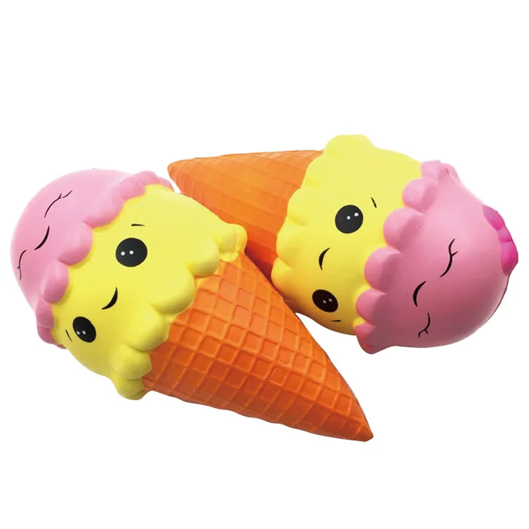 Wholesale High Quality Soft Slow Rising Toys Jumbo Kawaii Double Ice Cream Squishy