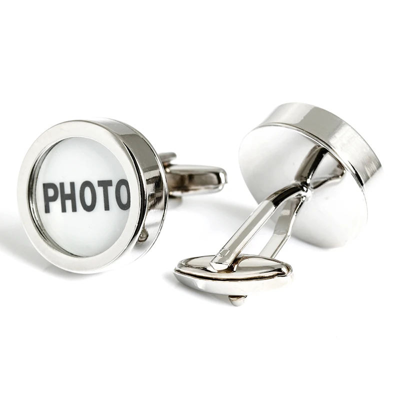 Blank photo cufflinks gift design cufflinks