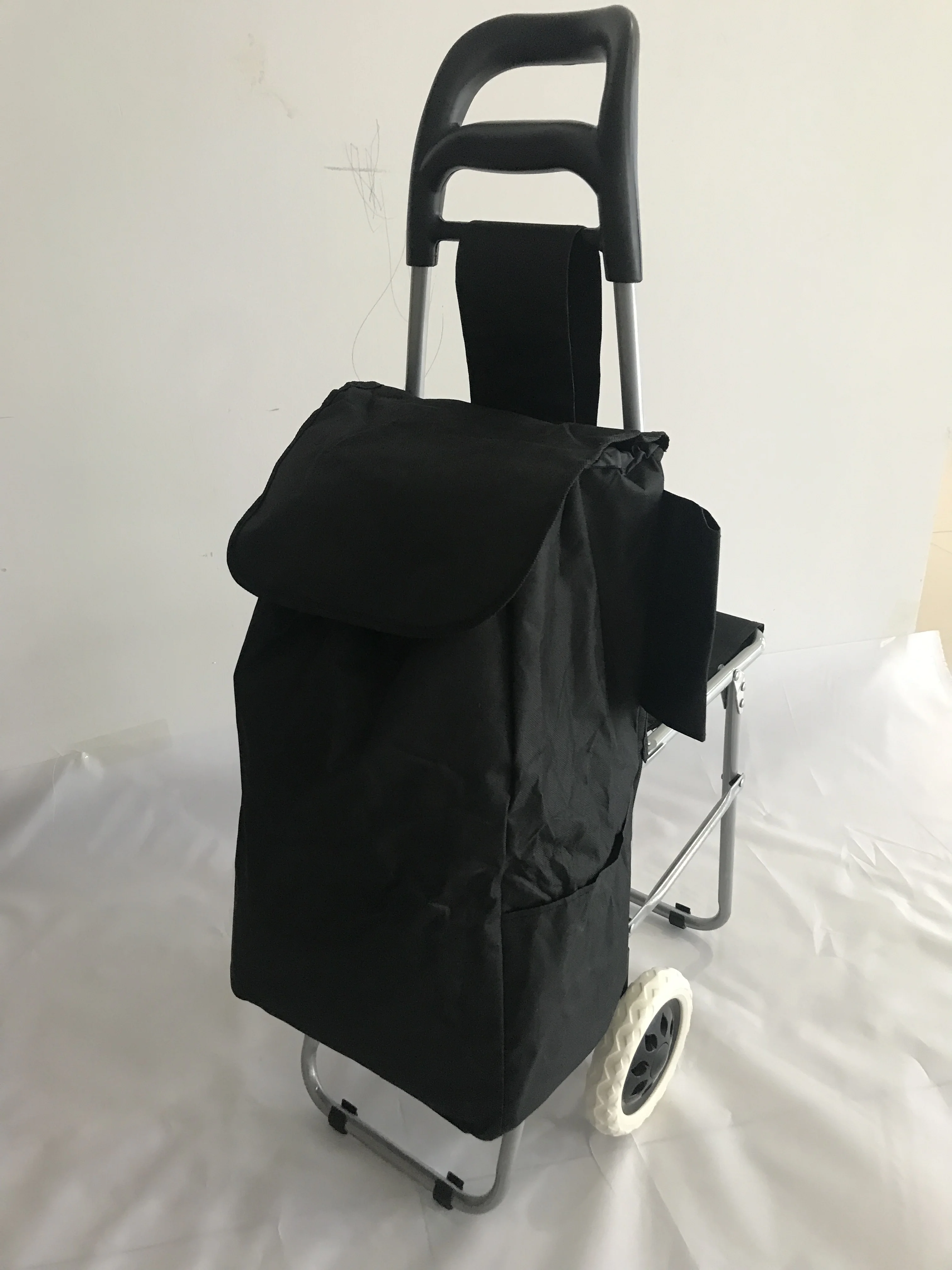 new arrival folding shopping cart / foldable shopping trolley / shopping cart with wheel