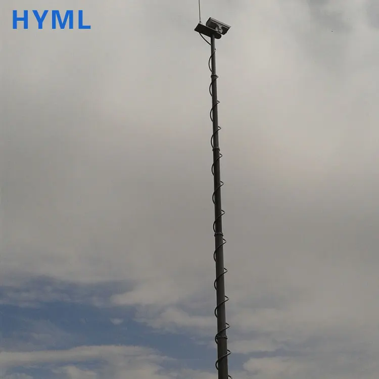 
The telescopic monitoring camera mast on Site Protection 