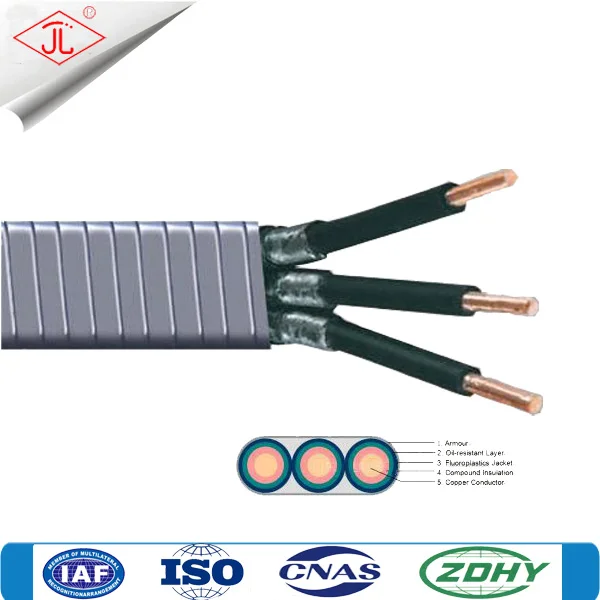 Cost of Electric Submersible Pump Power Price High Voltage Connecting Cable