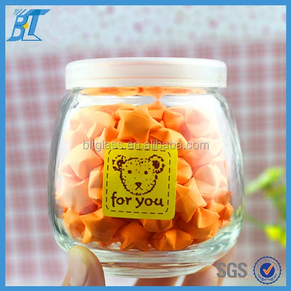 100ml 200ml 300ml Glass Mousse Bottle ,jelly Candles Jar Mousse Aloe Vera Jelly Cup for Sale