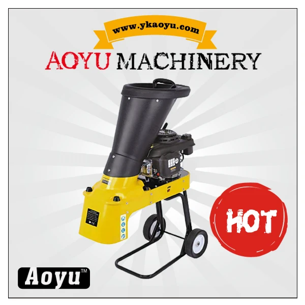 
5HP Gasoline electric start wood leaf chipper shredder 