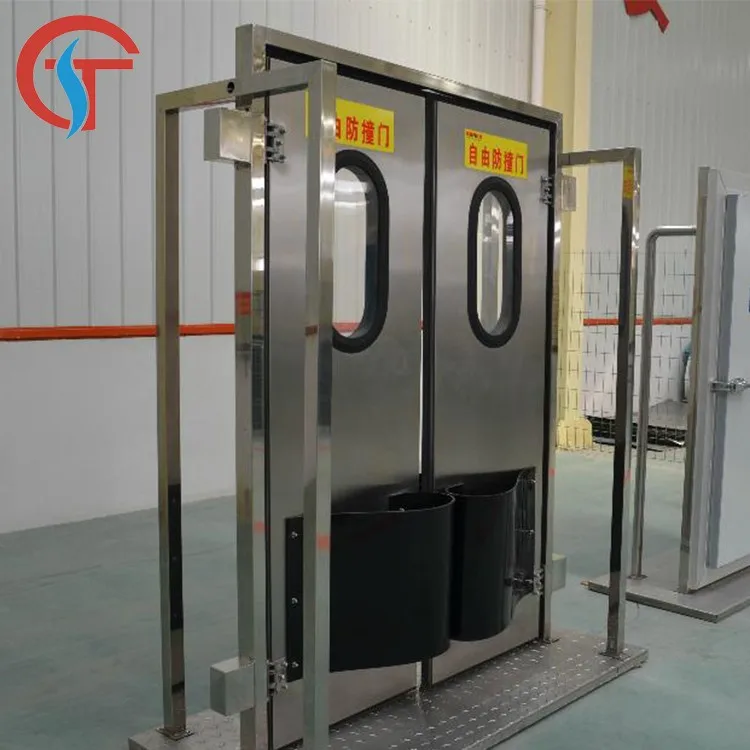 Stainless S/Steel Pu Insulated Impact Traffic Door
