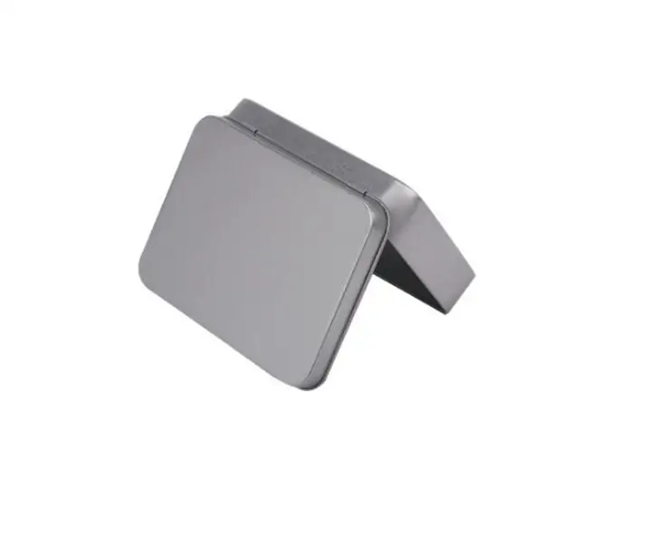 rectangle plain tin box usb metal case