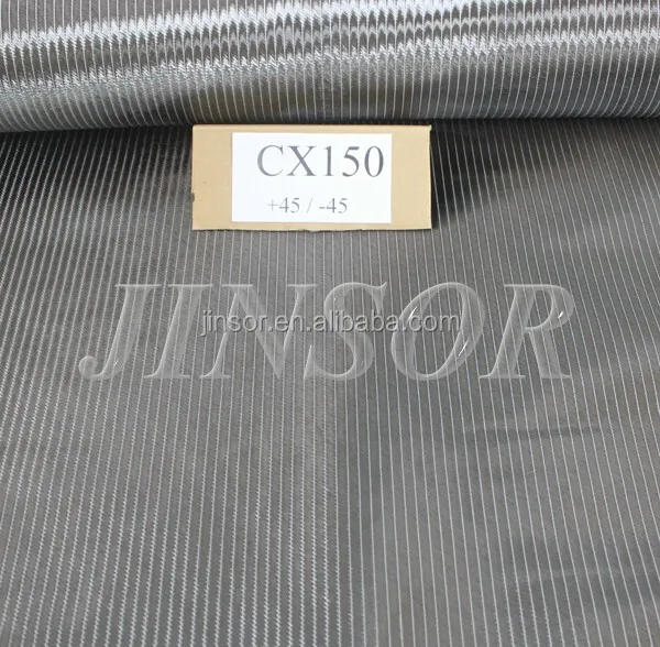 Japan T700S 12K  biaxial carbon fiber fabric  150 gsm
