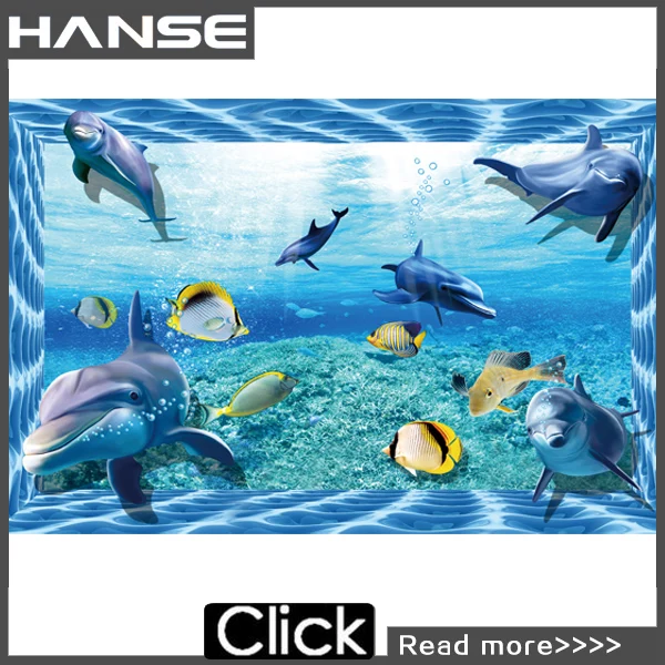 HS4013 хорошее качество домашнего украшения рыбы дизайн настенной плитки