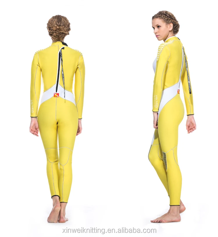 
Buy wholesale 3mm Neoprene high elastic lycra nylon diving wetsuit top for women 