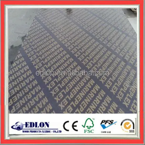 tego, dynea, plastic or PVC film finger joint board/ plywood for outdoor construction material