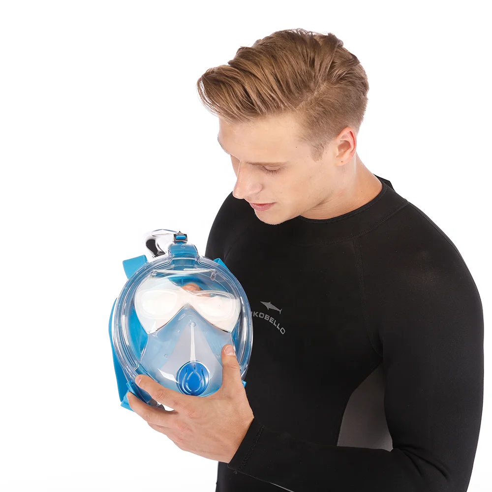 Integrated Full Face Scuba Diving Mask With Earplug