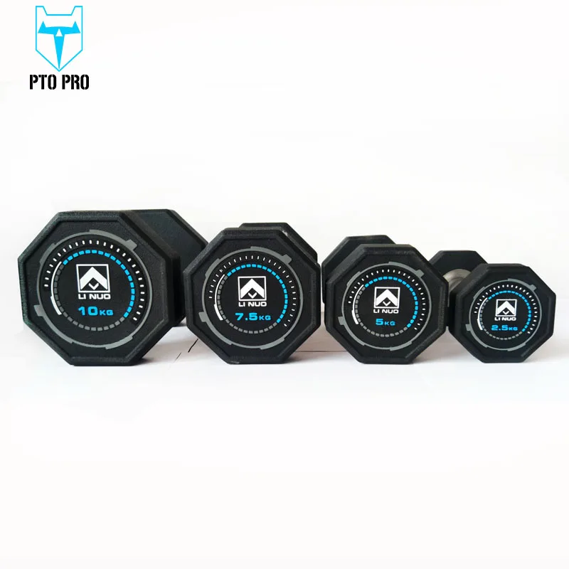 2018 new style fashion round head training dumbbell pu