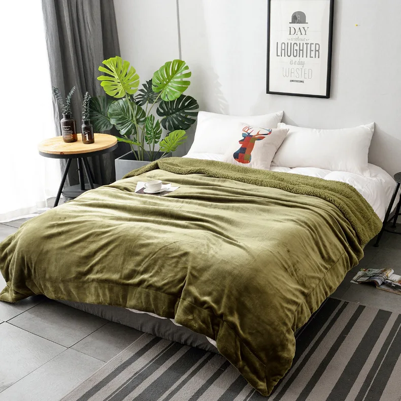 
Yutong Sherpa Fleece Lightweight Microfiber Throw Blankets Flannel Muti Color Fuzzy Soft Plush Blanket 
