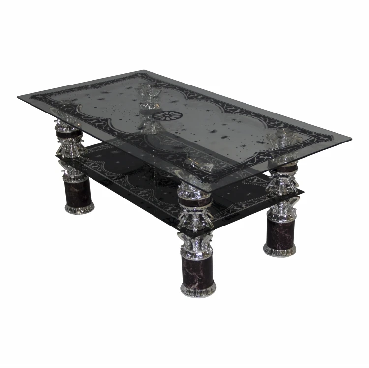 
Tempered Glass Coffee Table Modern 
