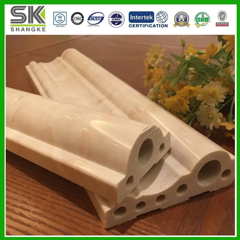 new product faux stone plastic composite construction building modern house interior decorative door frame