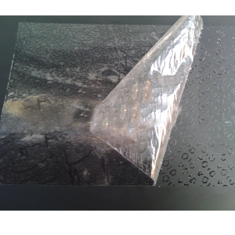 Customized color VOID warranty security seal 3D hologram sticker,void label for property security seals with sequence numbers